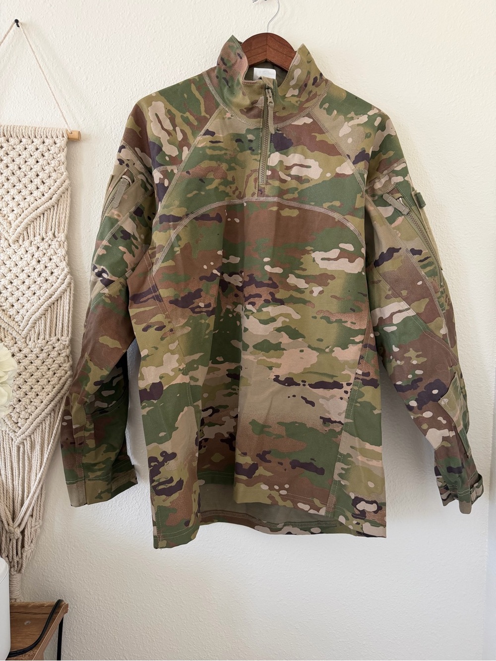 Massif Rainer Winter Combat Shirt Multicam Tactical Combat Shirt — Green Camo